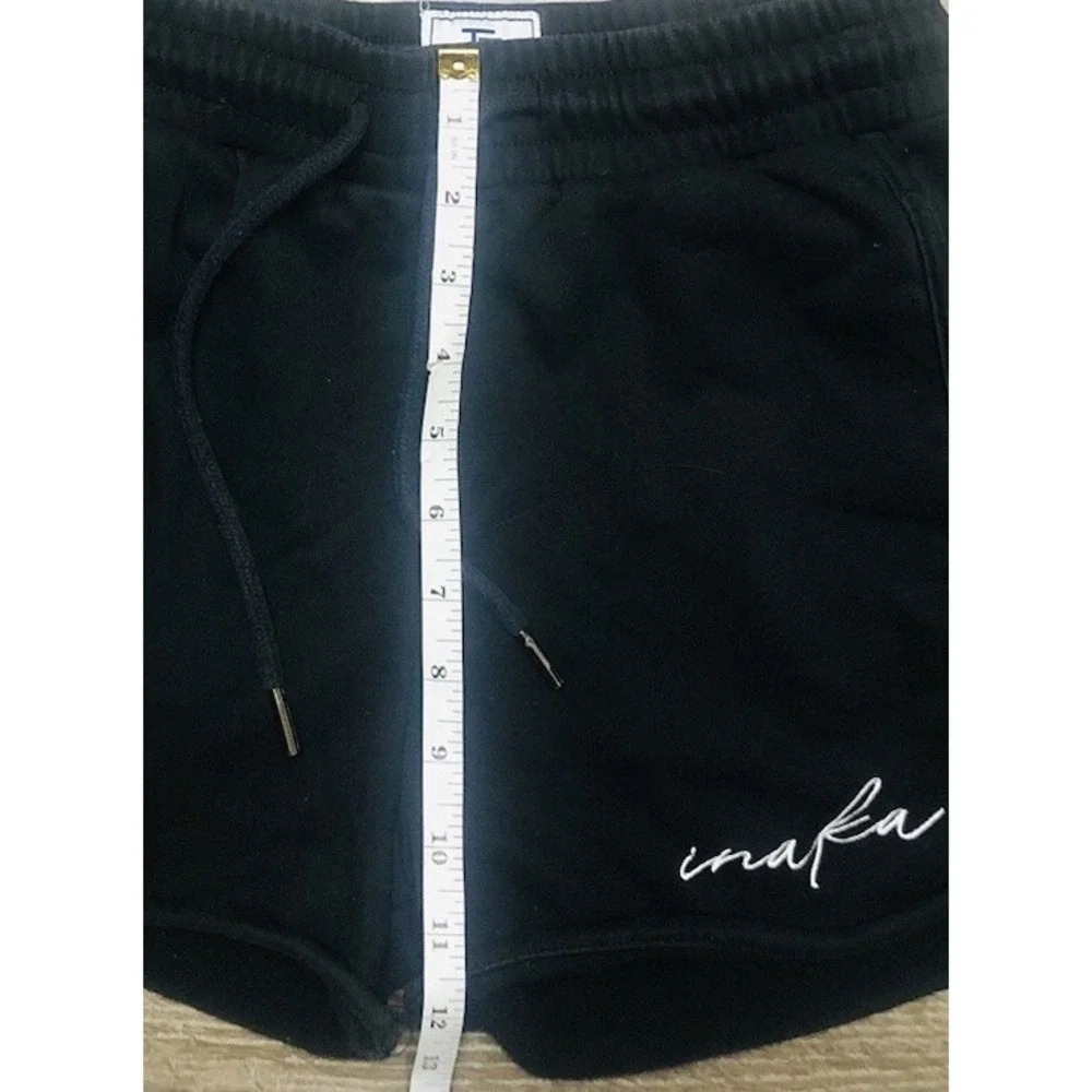 Inaka Power Shorts Women's S Black‎ French Terry Training Bodybuilding Gym